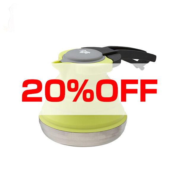 【20％OFF】ロゴス×ファイテン たためるケトル