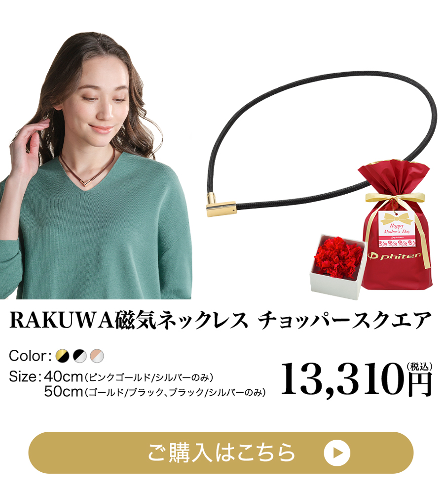 健康用品 phitenファイテン ネックレス freeasy RAKUWAネック ワイヤー