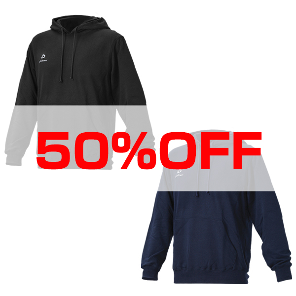 【50%OFF】スウェットプルオーバーパーカー　