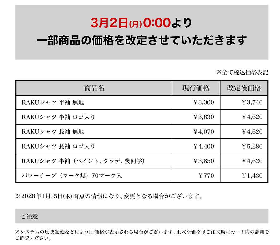 対象商品リスト