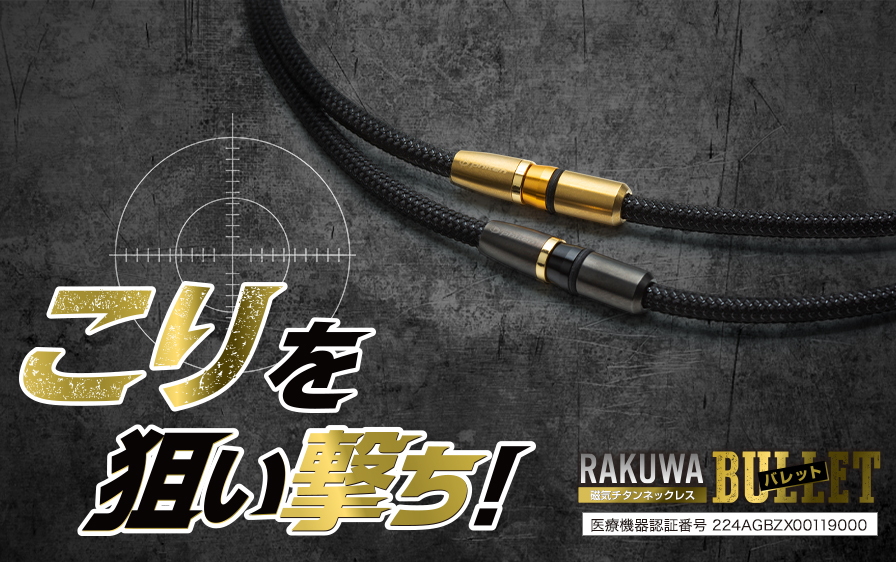 RAKUWA磁気チタンネックレス BULLET(管理医療機器) | ファイテン公式