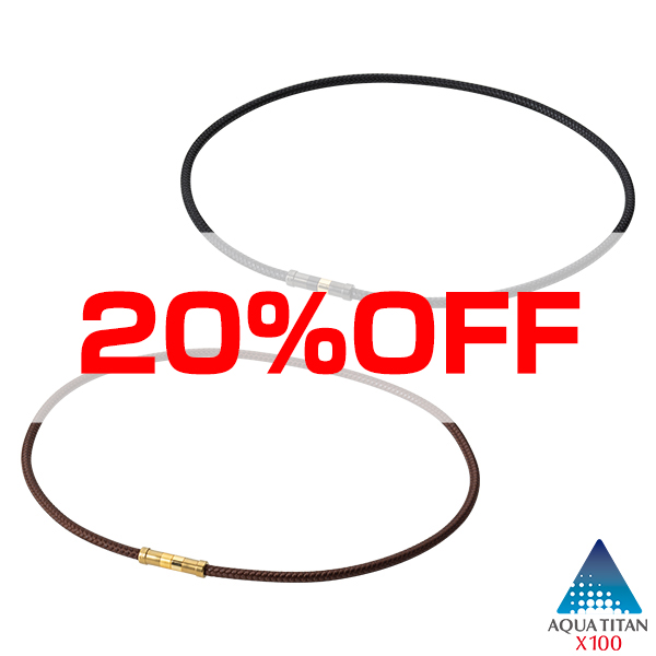 【20％OFF】RAKUWA磁気チタンネックレス Rex(管理医療機器)