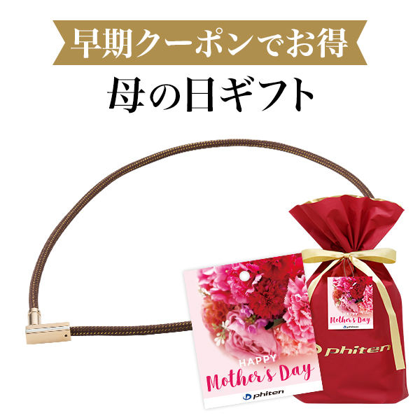 母の日ギフト(RAKUWA磁気ネックレス チョッパースクエア)