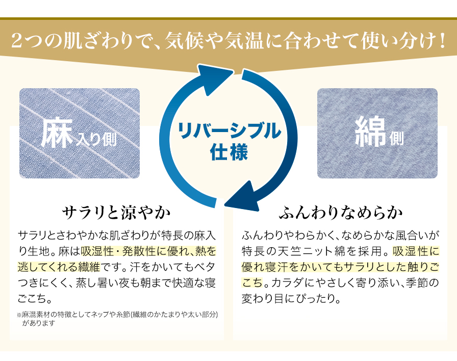 星のやすらぎ リバーシブル敷きパッド ファイテン公式通販サイト ファイテンオフィシャルストア