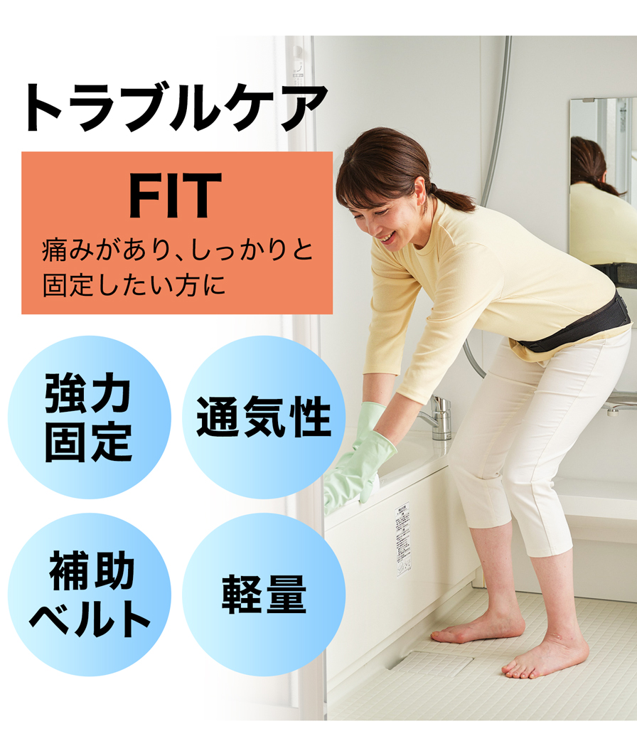 トラブルケア FIT 痛みがあり。しっかりと固定したい方に
