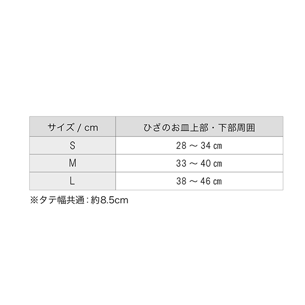 ファイテンサポーター ナノメタックス フィットタイプ ひざ用バンド