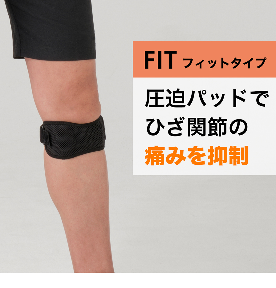 ファイテンサポーター ナノメタックス フィットタイプ ひざ用バンド