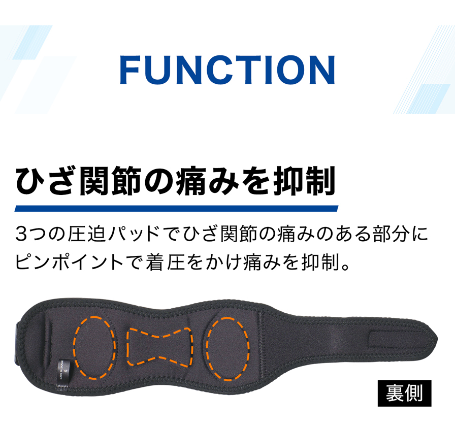 ひざ関節の痛みを抑制