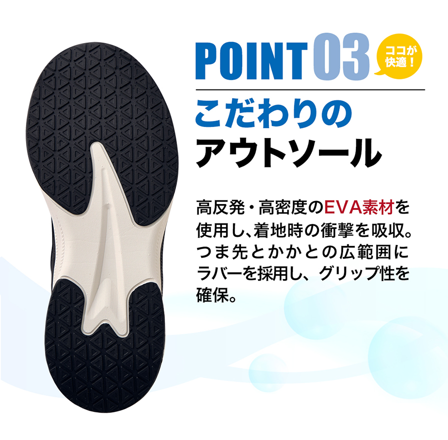POINT03 こだわりのアウトソール