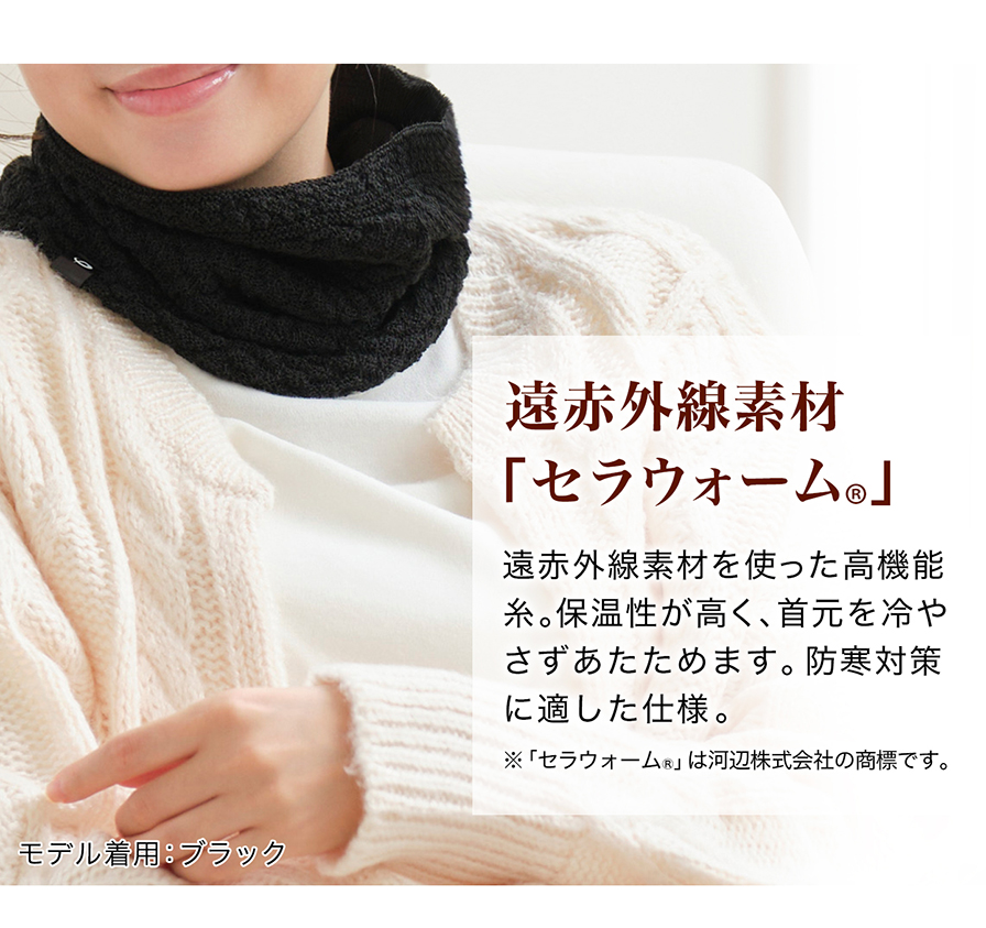 遠赤外線素材「セラウォーム(R)」