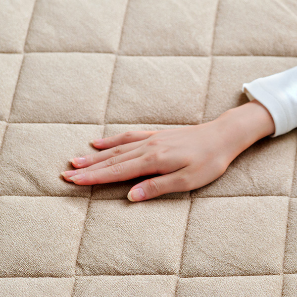 星のやすらぎ リバーシブル毛布敷きパッド パフタッチ＆パイル