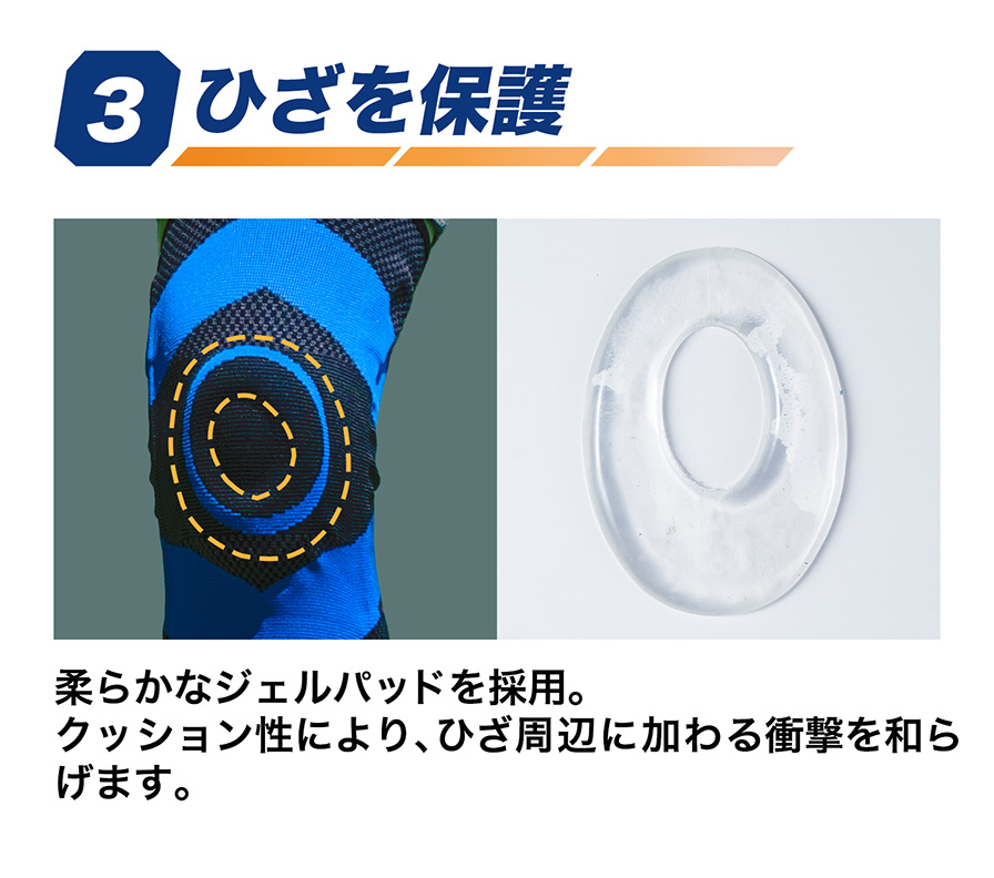 ファイテンサポーター ナノメタックス スポーツタイプ ひざ用