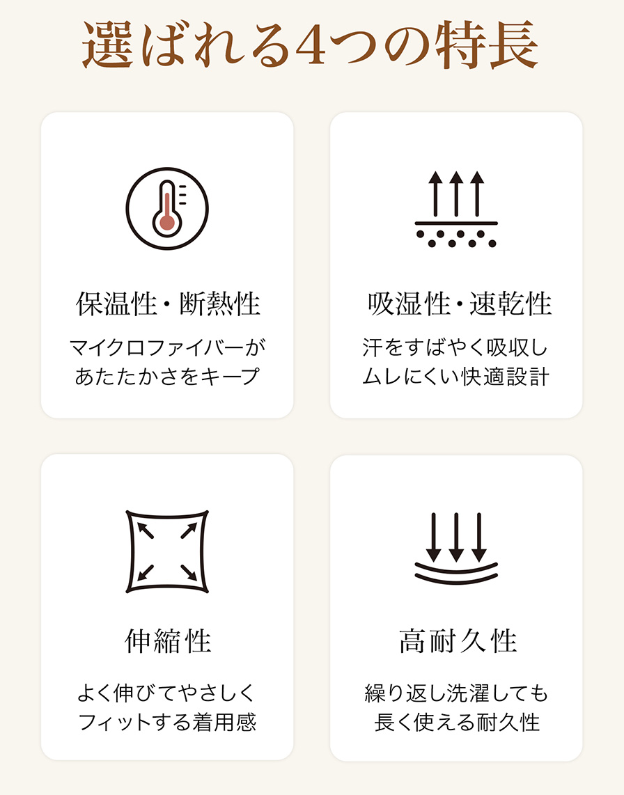 選ばれる４つの特長
