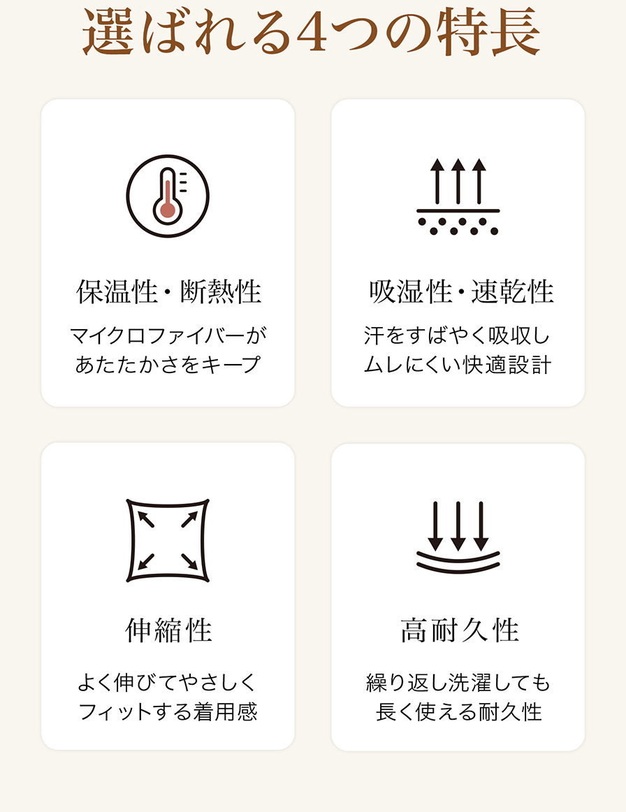 選ばれる４つの特長