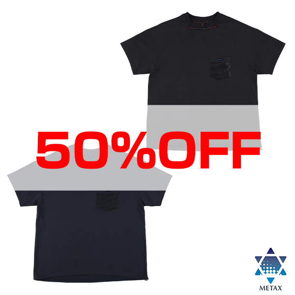 Phiten 【50％OFF】ファイテン ハイブリッド ネック Tシャツ