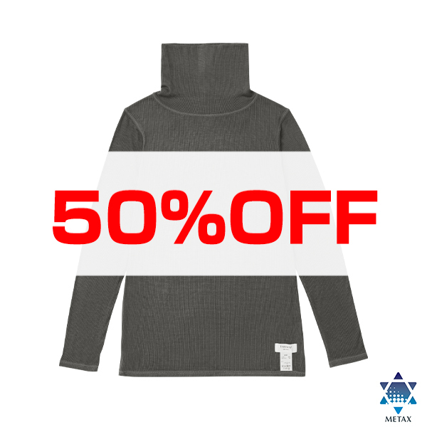 【50％OFF】freeasy ハイネックTシャツ 長袖
