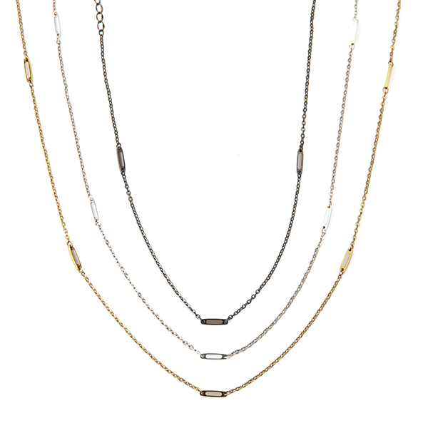 ネックレス チタンチェーン ステーション