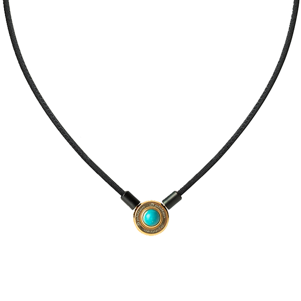 ネックレス プッシュタイプ||| ターコイズ