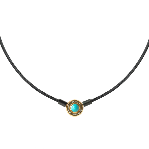 ネックレス プッシュタイプ||| ターコイズ